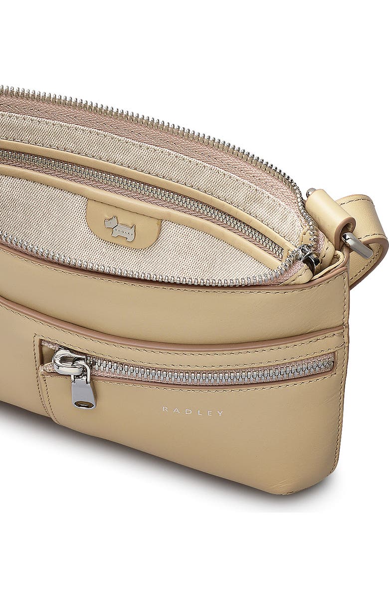 Radley Pockets Mini Ziptop Crossbody Bag, Alternate, color, Stone