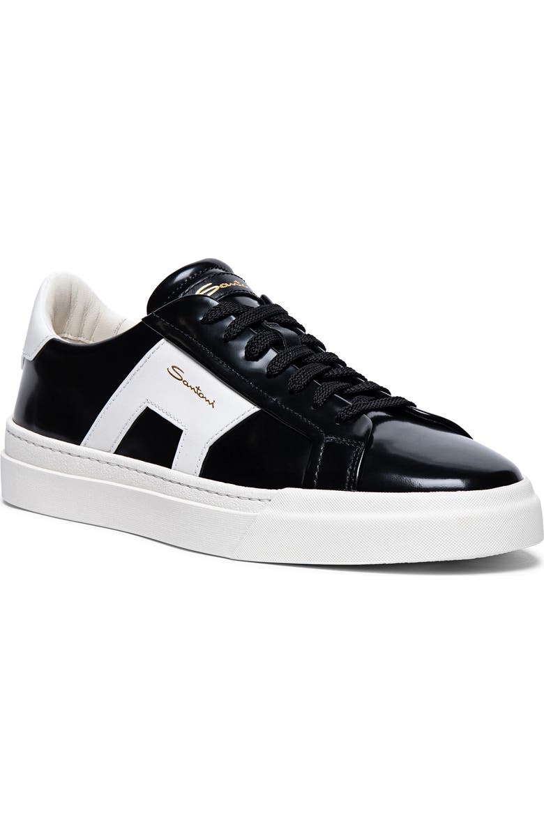 Santoni Double Buckle Inspired Sneaker, Main, color,