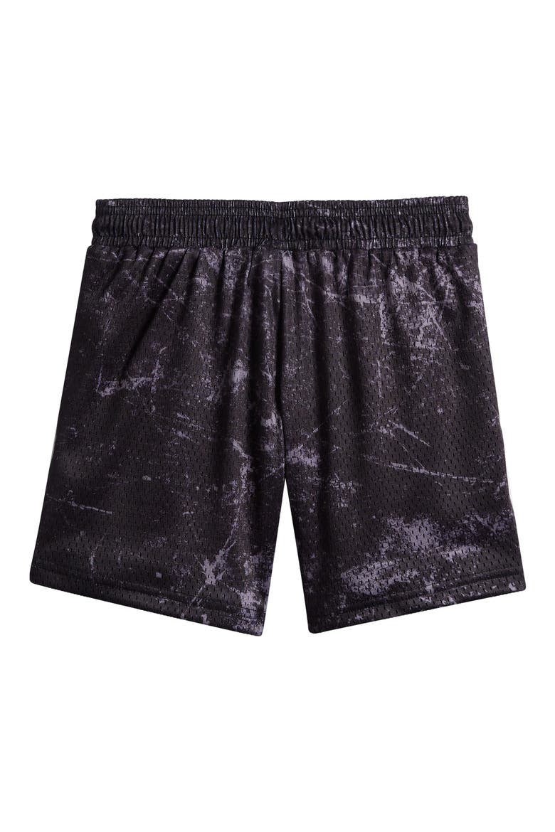 Kids' Cold Hearts Iced Shorts, Alternate, color, BLACK