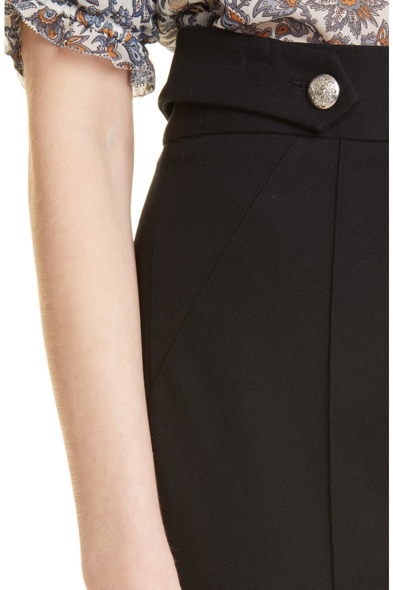 Elsbury Flare Pants, Alternate, color, BLACK