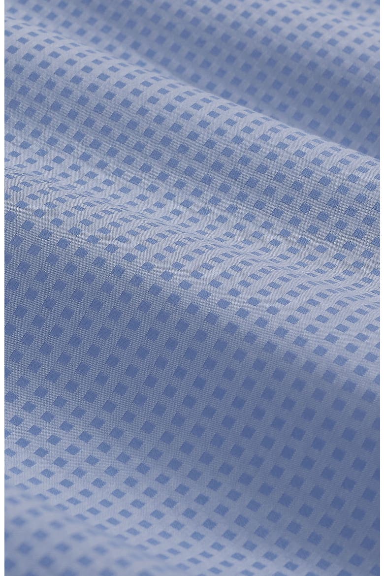 Axel Check Jacquard Cotton Button-Up Shirt, Alternate, color, AIR BLUE