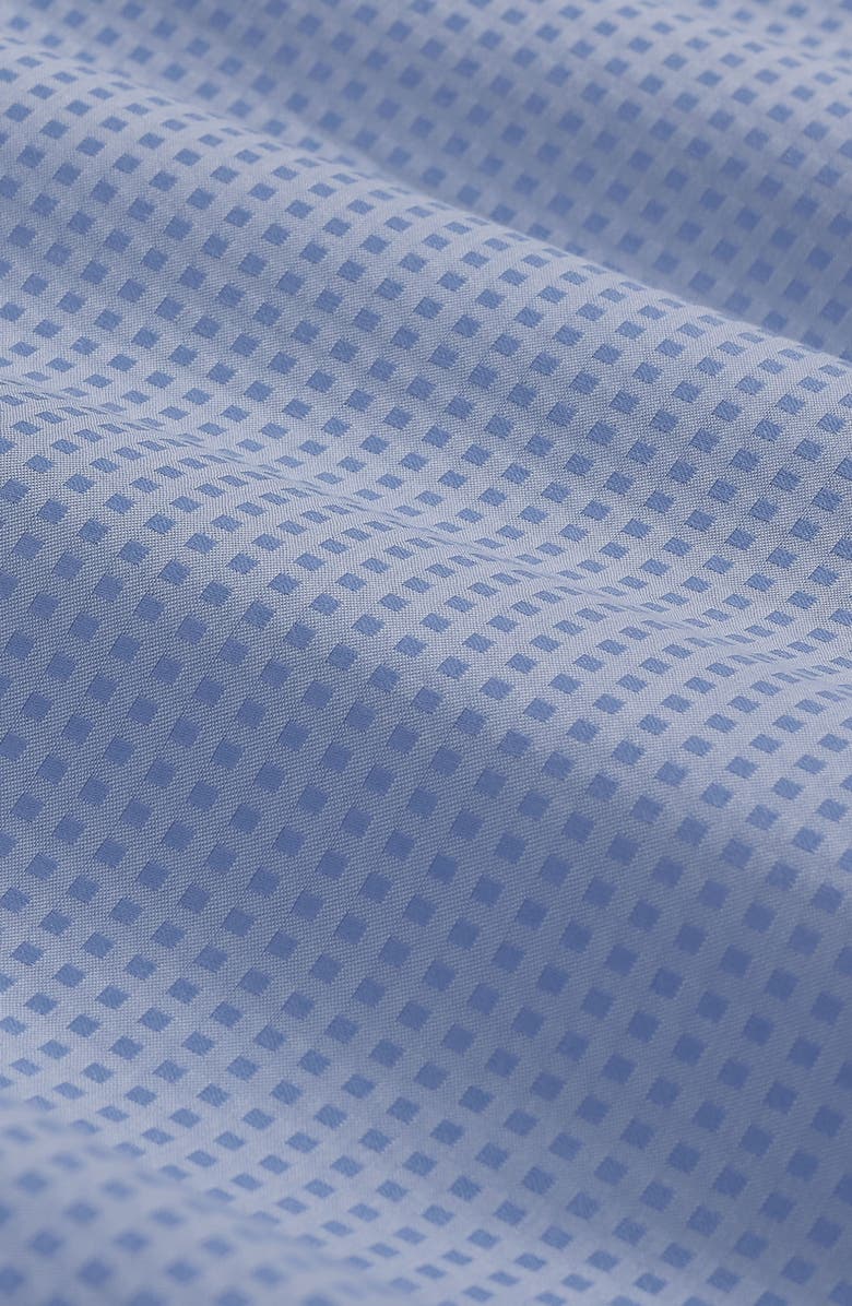 Bugatchi Axel Check Jacquard Cotton Button-Up Shirt, Alternate, color, Air Blue