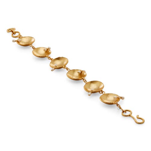 Dhwani Bansal Vitr Bracelet In Gold Plated