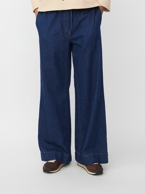 MaPolyxena Wide Leg Elasticated Jeans
