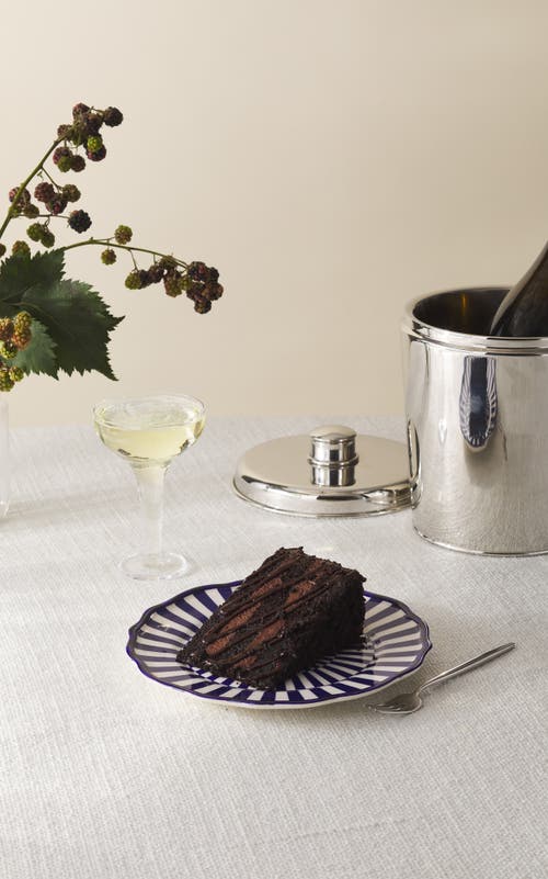 Maison Madison Home Riviera 10.5'' Dinner Plate Set Of 4 In Blue/geometric