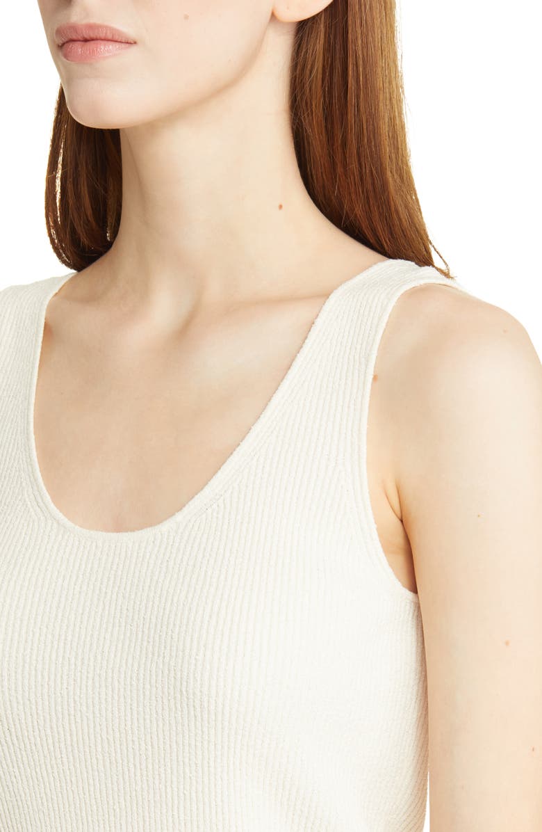 & Other Stories Scoop Neck Rib Knit Tank, Alternate, color, 