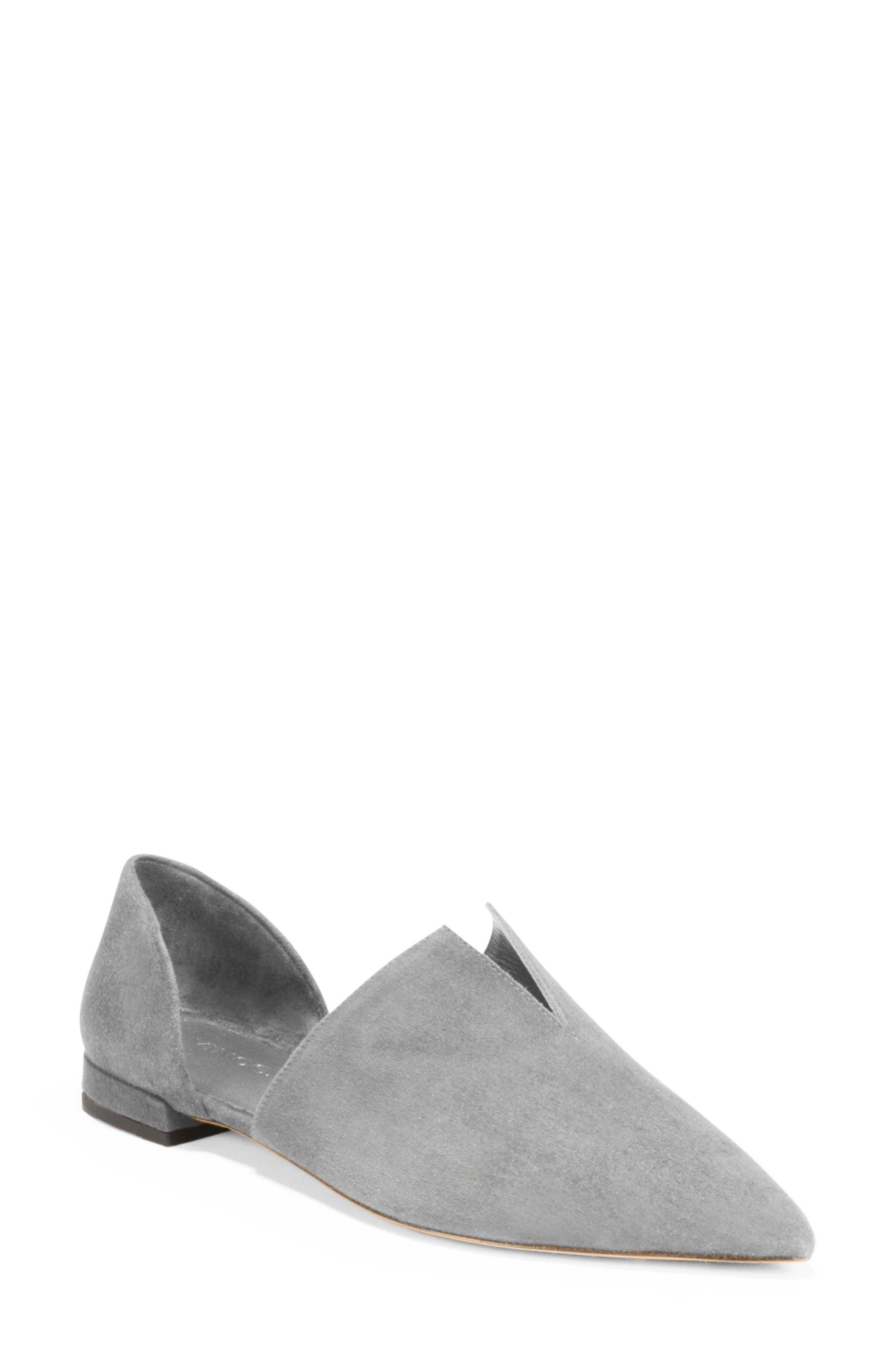 Darlington Flat (Nordstrom Exclusive), Main, color, GRANITE SUEDE