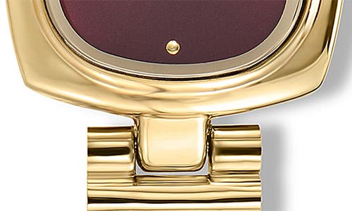 Ettika Square Dial Bracelet Watch, 20mm X 23mm In Gold