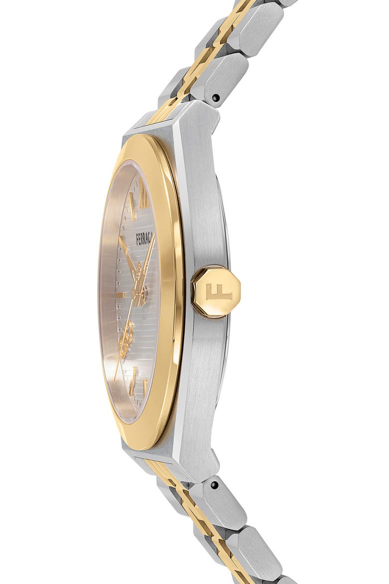 Vega New Two-Tone Bracelet Watch, 40mm, Alternate, color, TWO TONE