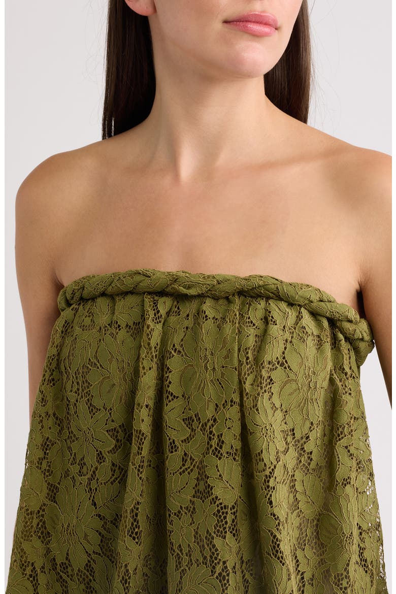 Demeter Strapless Maxi Dress, Alternate, color, OLIVE