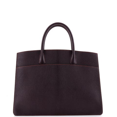 White Bus Bag Leather 39