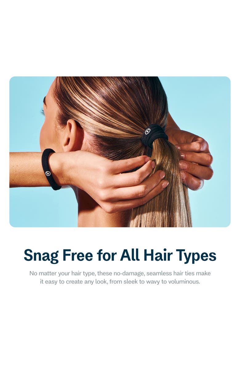 Gimme Beauty Hair Ties in 5 Sizes, Bands Fitting Kit, Alternate, color, Black