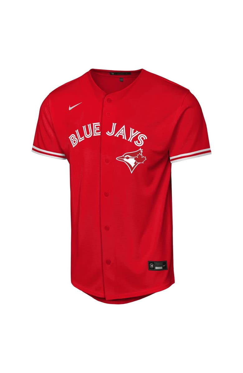 Nike Youth Nike  Red Toronto Blue Jays Canada Day Replica Jersey, Alternate, color, 
