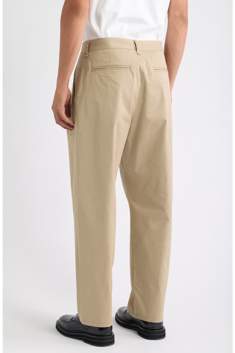 Baggy Pleated Twill Chinos, Alternate, color, WTAUP