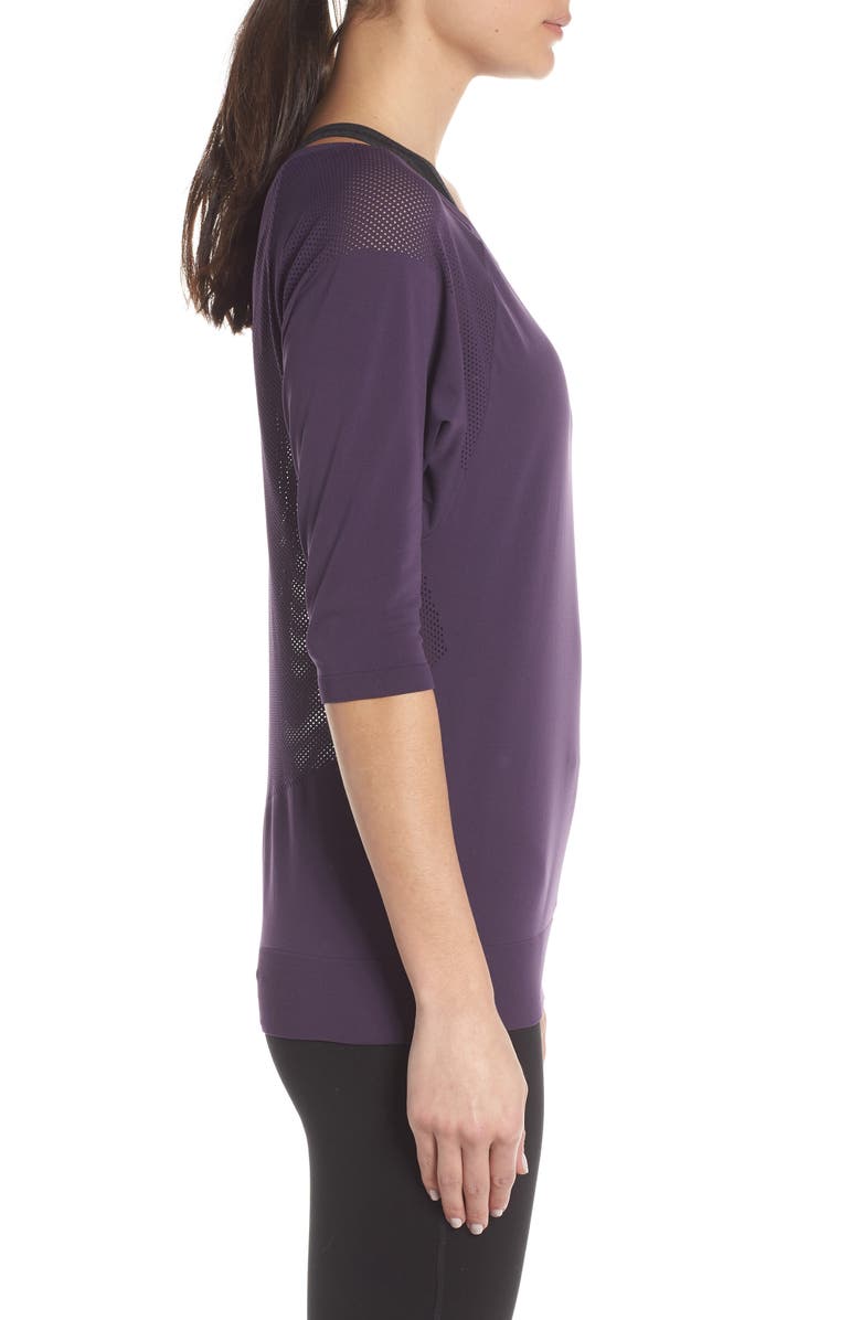 Sweaty Betty Dharana Yoga Tee, Alternate, color, 