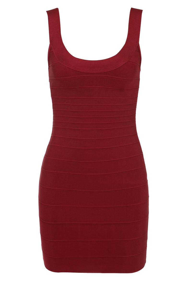 The OG Bandage Minidress, Alternate, color, WINE