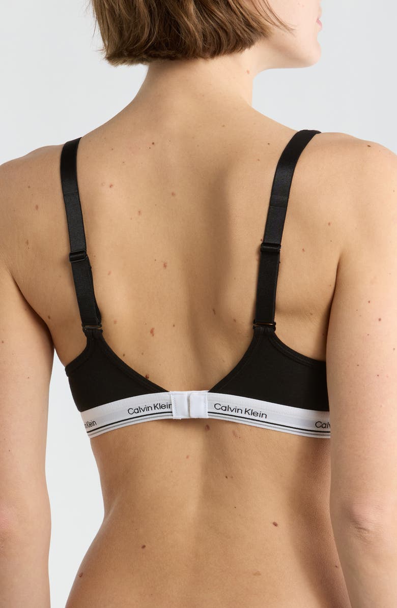 Calvin Klein Padded Wire Free Bralette, Alternate, color, Black