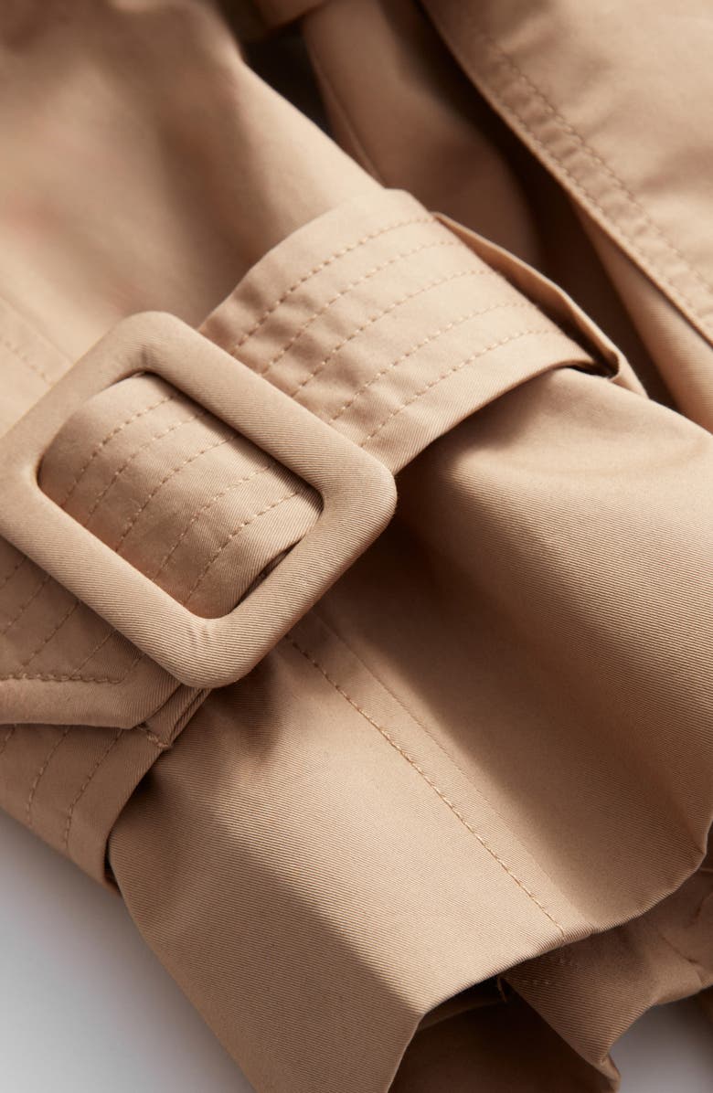 & Other Stories Belted Cotton Trench Coat, Alternate, color, Beige Medium Dusty