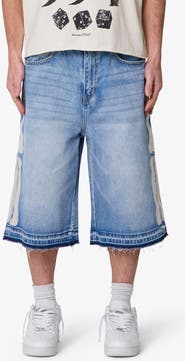 mnml Ultra Baggy Bone Denim Shorts