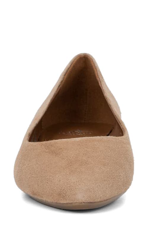 Aquatalia Penina Flat In Light Taupe