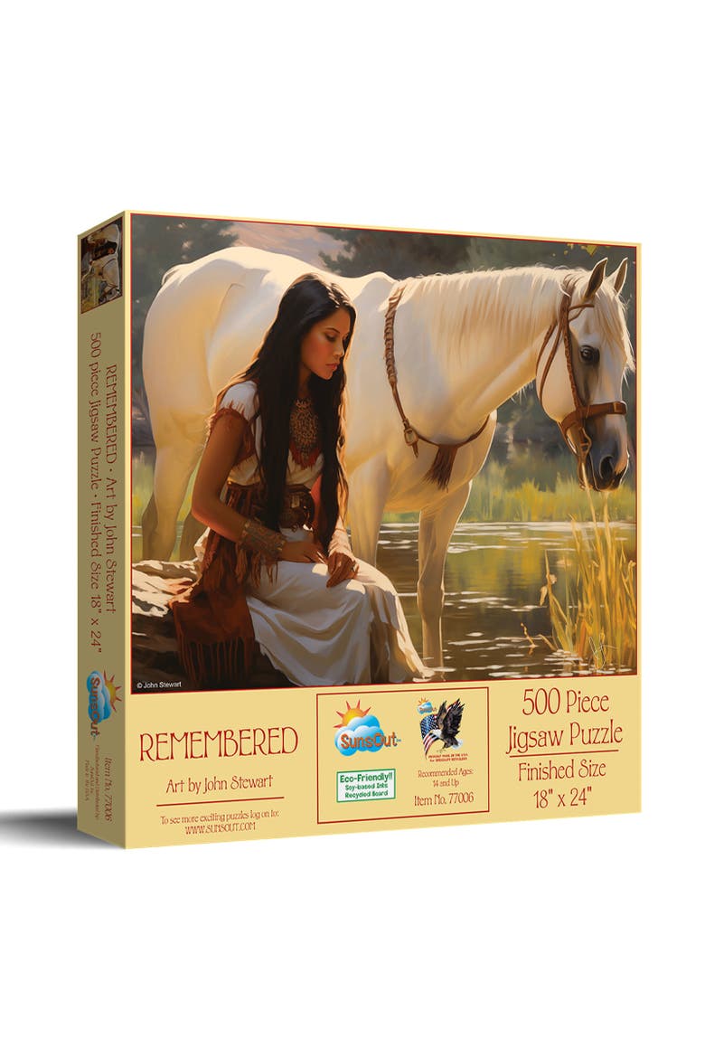 Remembered 500 piece Jigsaw Puzzle for Adults, Main, color, Multicolor