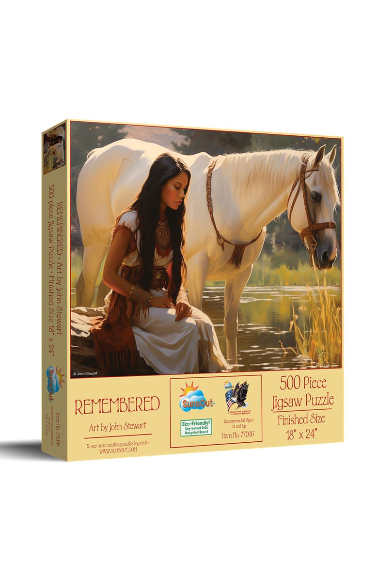 Sunsout Remembered 500 piece Jigsaw Puzzle for Adults, Main, color, Multicolor