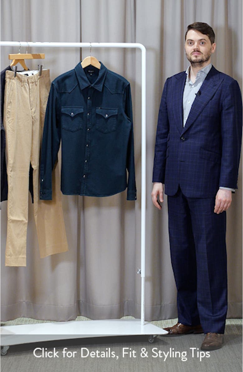 Huston Classic Fit Western Snap-Up Shirt, sales video thumbnail