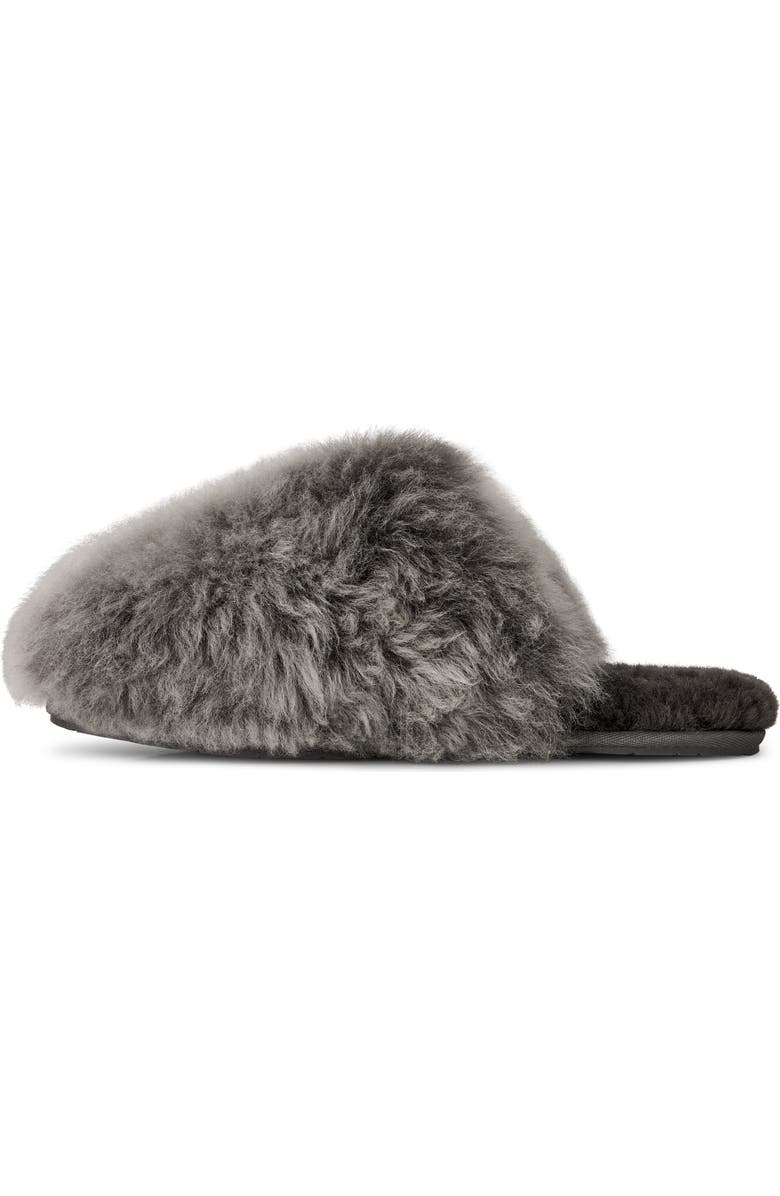 UGG<sup>®</sup> Scuffette Chalet Genuine Sheepskin Slipper, Alternate, color, Charcoal