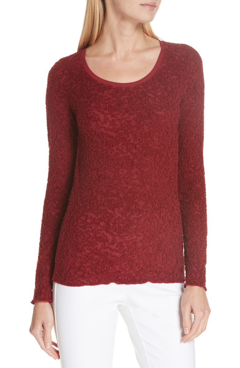 rag & bone Collier Jacquard Top, Main, color, 