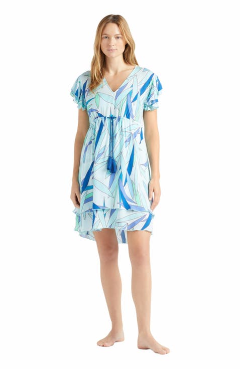 Women's Madrague Short Rayon Dress