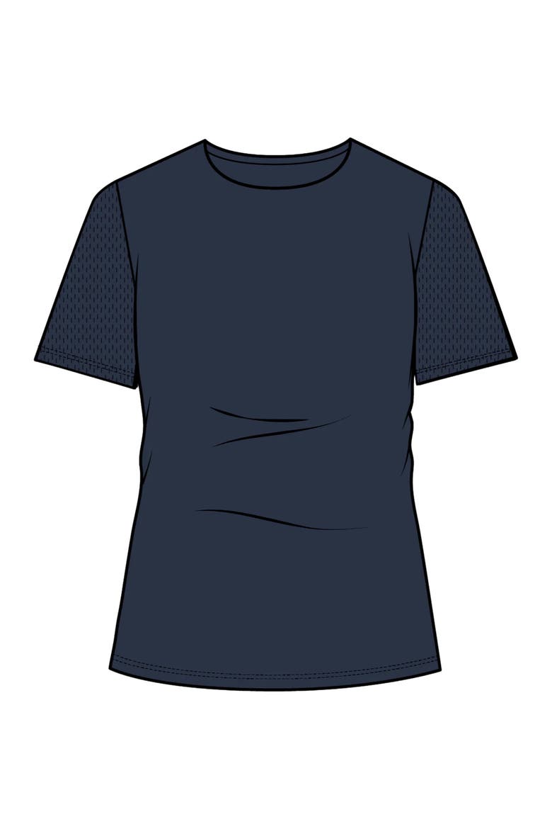 Rally Pickleball Short Sleeve, Alternate, color, Sapphire Blue