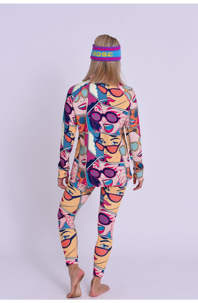 OOSC Baselayer Leggings - Comic Book Candy Women's, Alternate, color, Multi-Colour