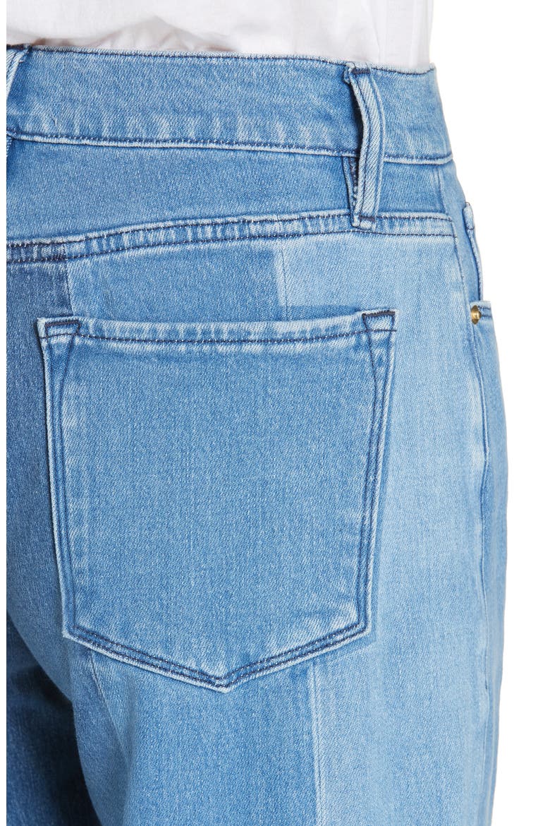 Le Palazzo Paneled Wide Leg Jeans, Alternate, color, VINEYARD