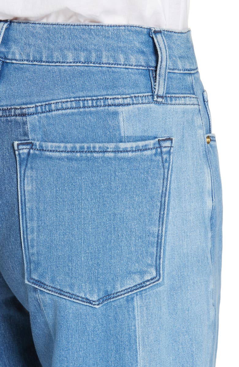 FRAME Le Palazzo Paneled Wide Leg Jeans, Alternate, color,