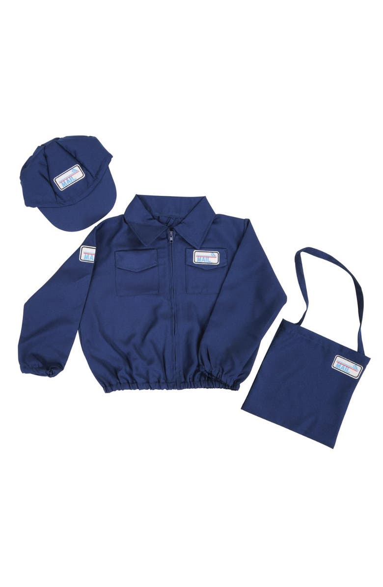 Kaplan Early Learning Company Mail Carrier Garment Career Dress Up, Main, color, Blue