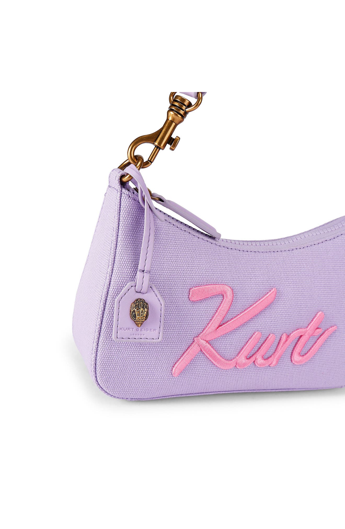 Kurt Geiger London Small Hobo Crossbody Bag, Alternate, color, Light/ Pastel Purple