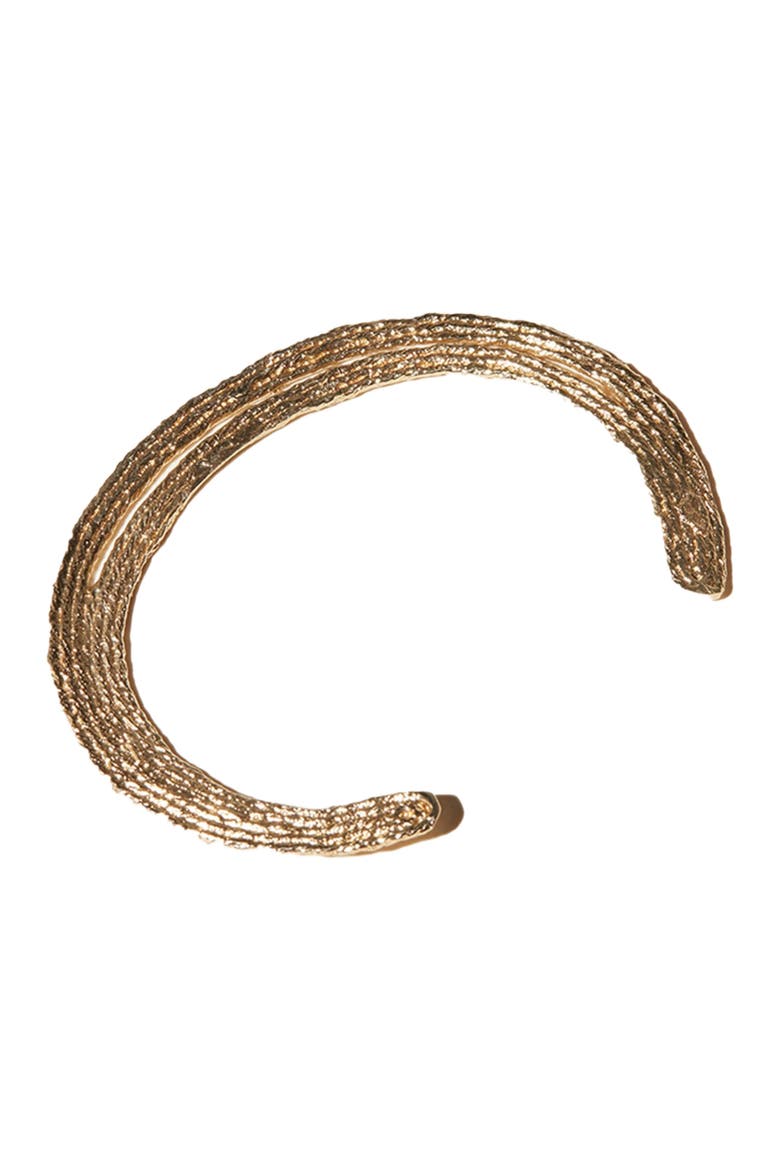 Vija Cuff Bracelet - 14K Gold Plate, Alternate, color, Gold