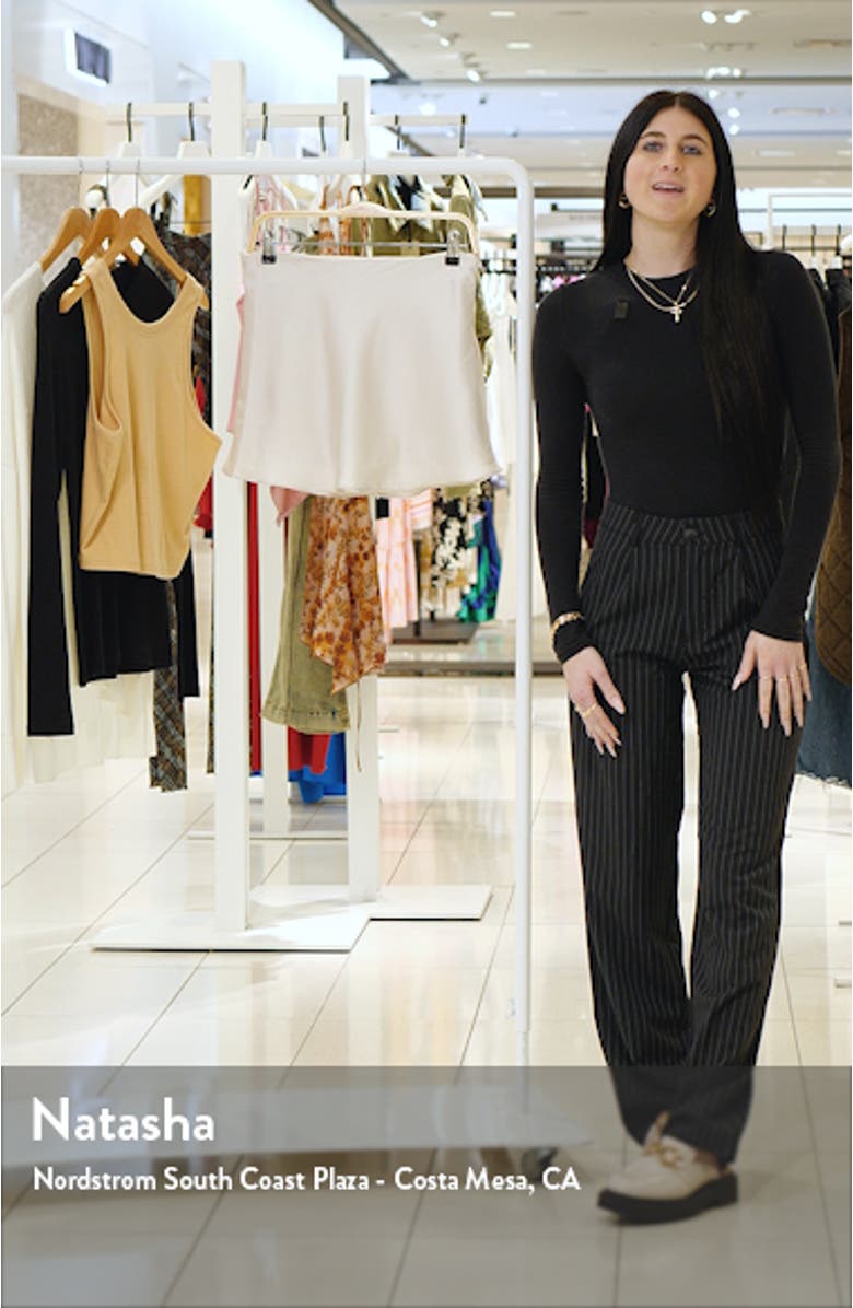 Malala Satin Miniskirt, sales video thumbnail