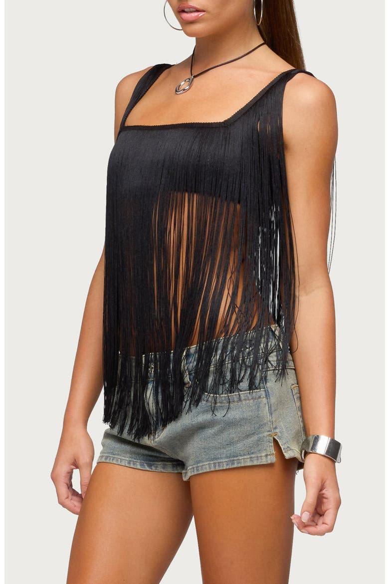 Eranthe Fringe Tank, Alternate, color, BLACK