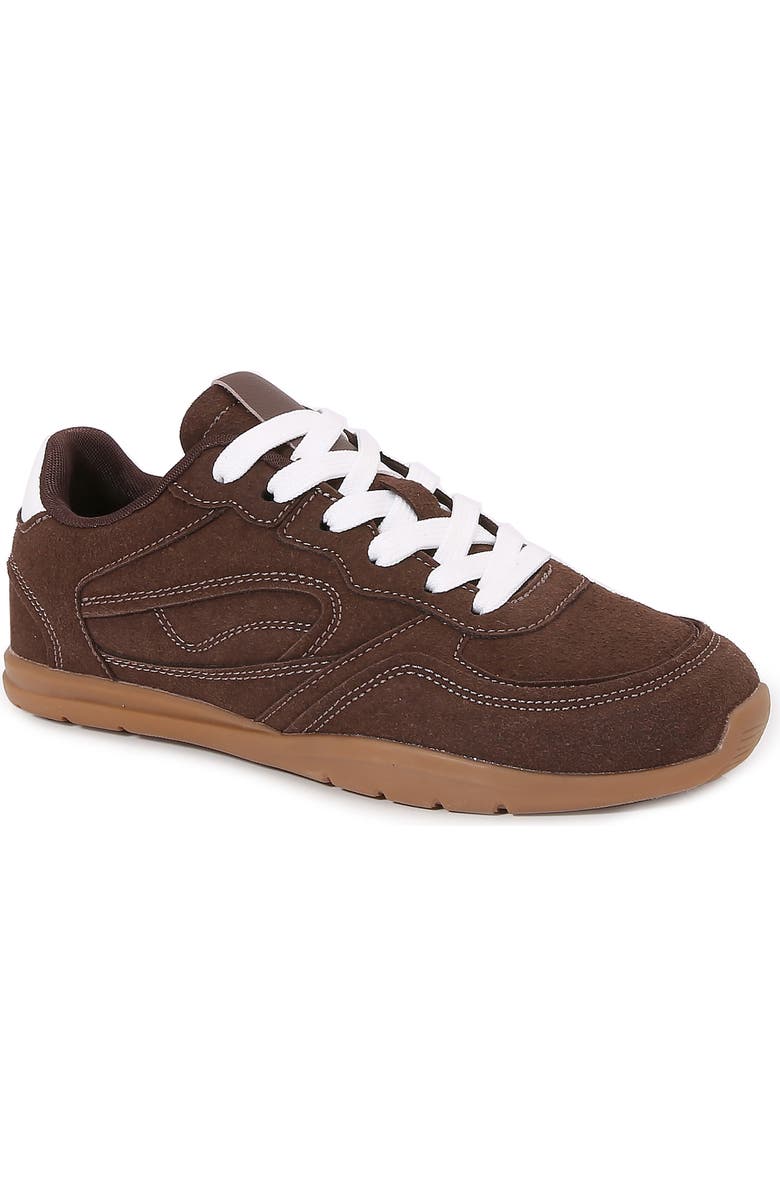 BERNESS Low Top Sneaker, Main, color, Brown