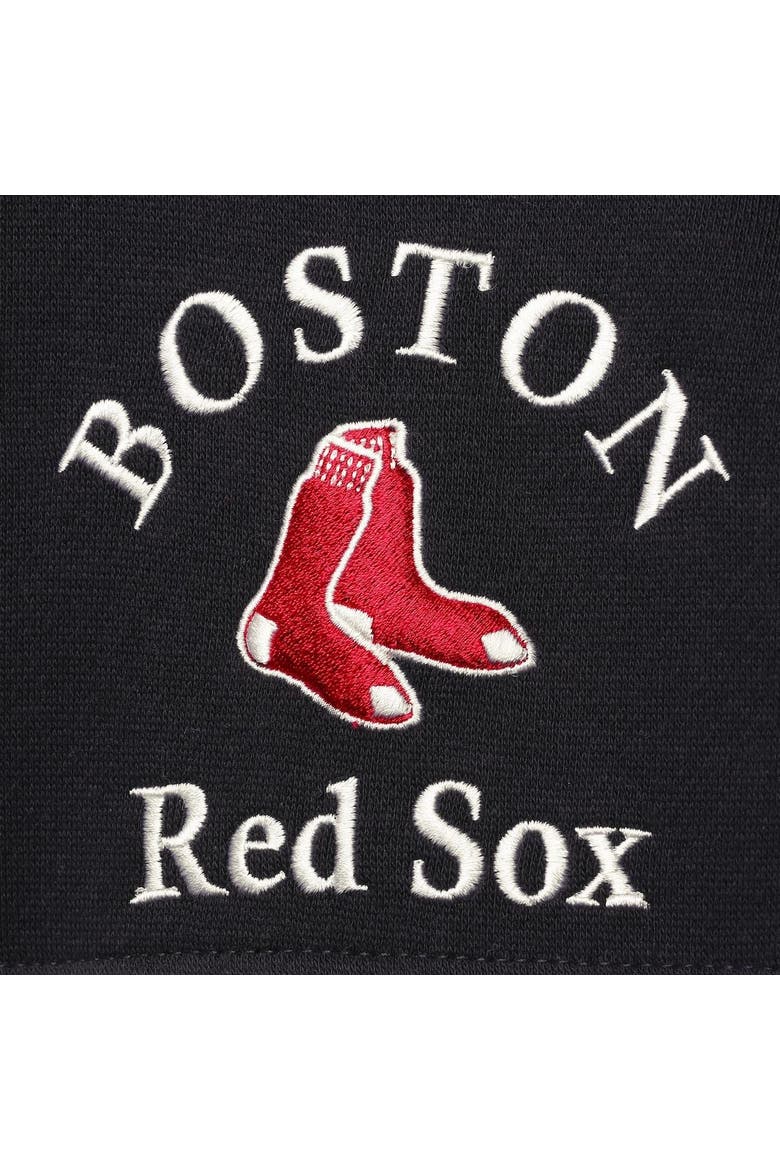 Women's Soft as a Grape Navy/Red Boston Red Sox Rugby Pullover Hoodie, Alternate, color, NAVY