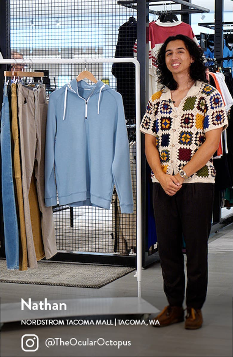 Conway Quarter Zip Golf Hoodie, sales video thumbnail