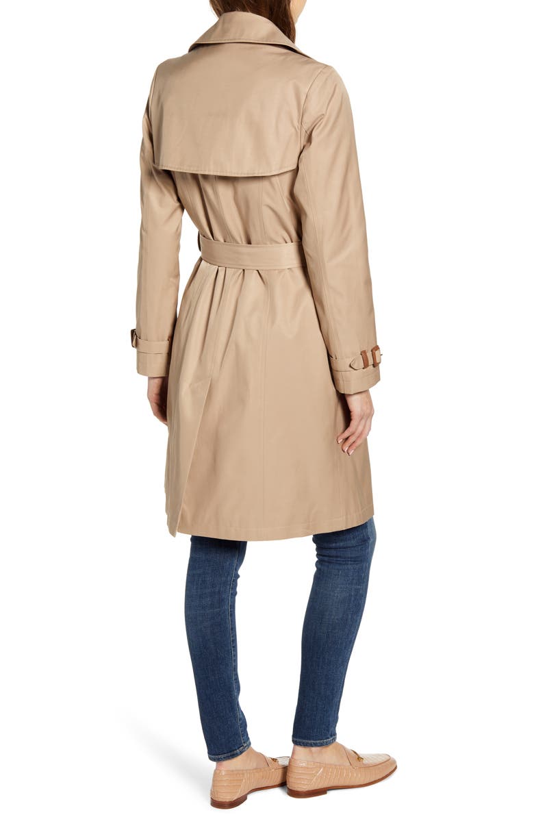 Lauren Ralph Lauren Double Breasted Trench Coat, Alternate, color,