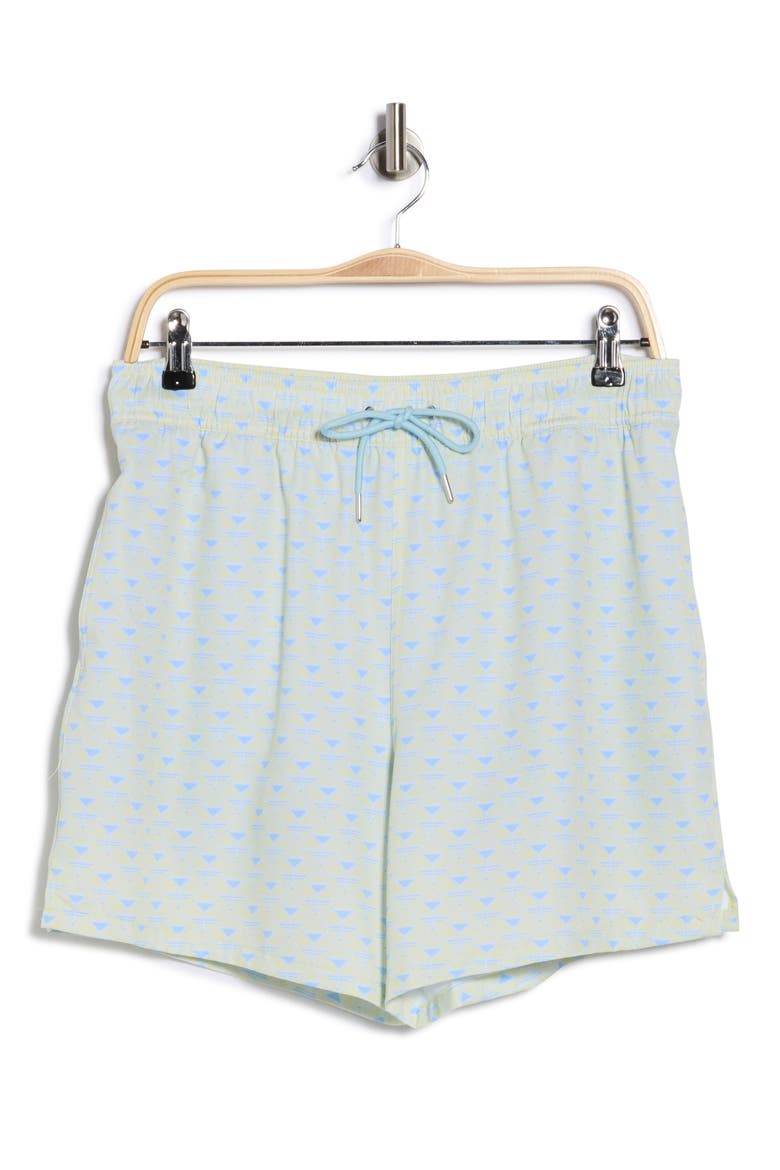 Martini Tower Swim Shorts, Alternate, color, YELLOW