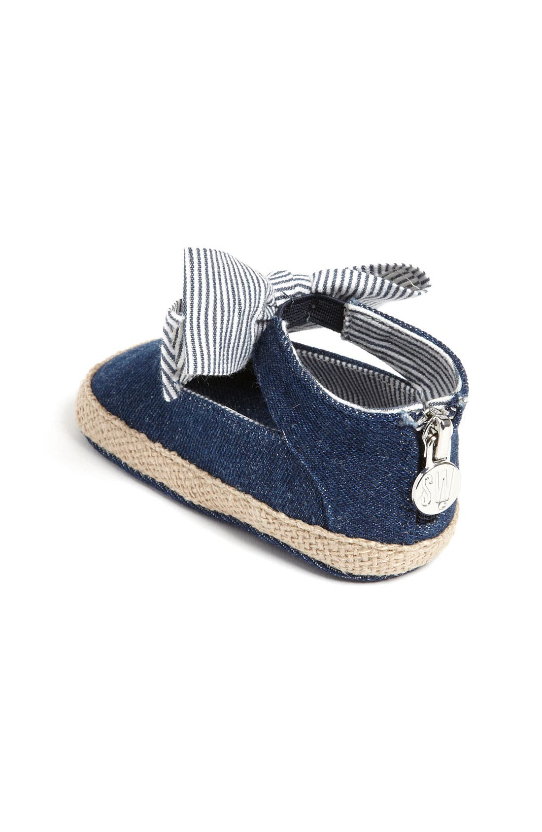 Stuart Weitzman 'Baby Nantucket' Crib Shoe, Alternate, color, 