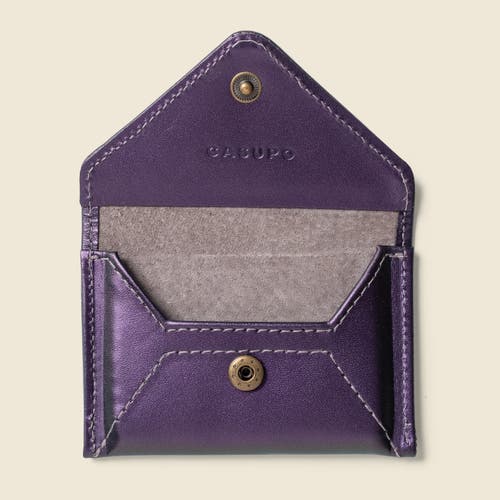 Casupo Mini Envelope Wallet With Rfid Protection In Purple