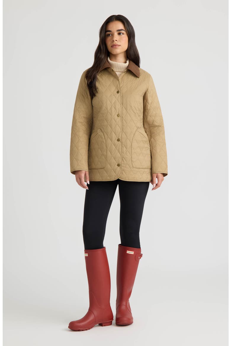 Rachel Diamond Quilted Barn Jacket, Alternate, color, BRITISH TAN