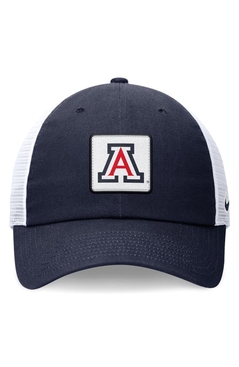 Nike Men's Nike Navy/White Arizona Wildcats Primetime Club Trucker Adjustable Hat, Alternate, color, 
