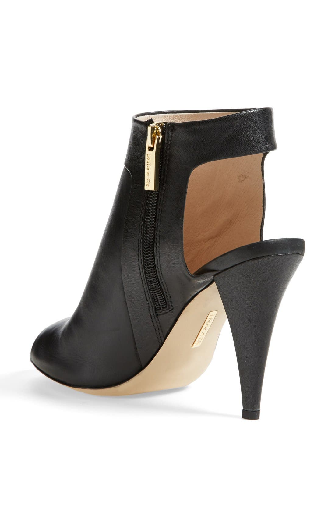 Louise et Cie 'Sabal' Open Toe Slingback Bootie, Alternate, color, 