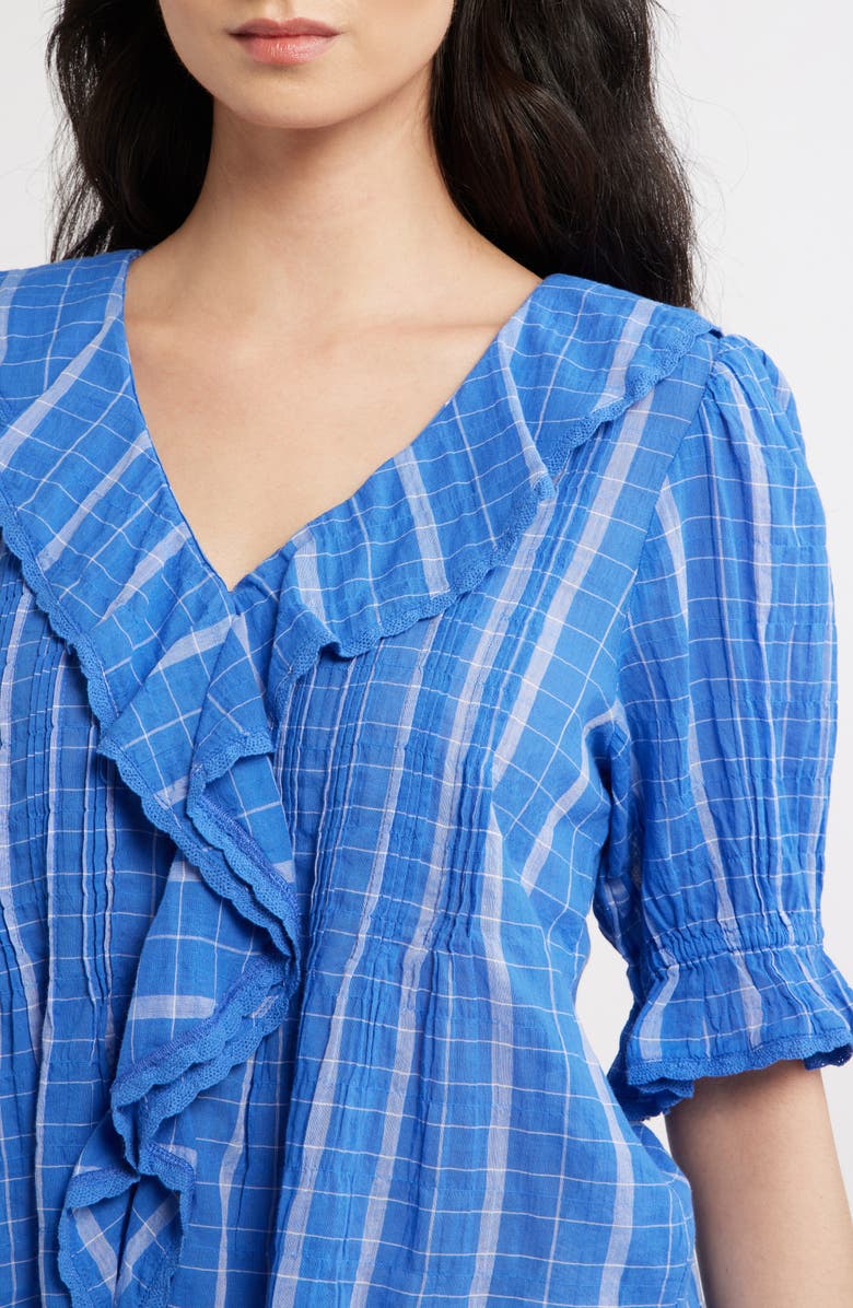 Madewell The Blaire Top, Alternate, color, Retro Blue